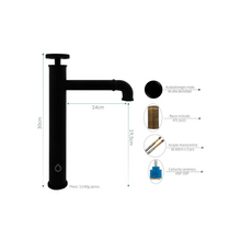 Grifería Monocontrol Lavamanos IndustryBlack 30x14cm