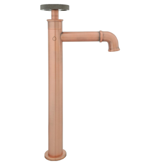 Llave Agua Fría Alta Lavamanos Industry Rose Mate