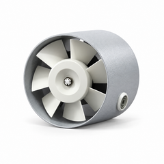 Extractor Axial Metálico en Tubo TUBO 100 4” 90 m³/h