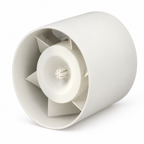 Extractor Axial en Tubo de Tecnopolímero TUBO 100 4” 90 m³/h
