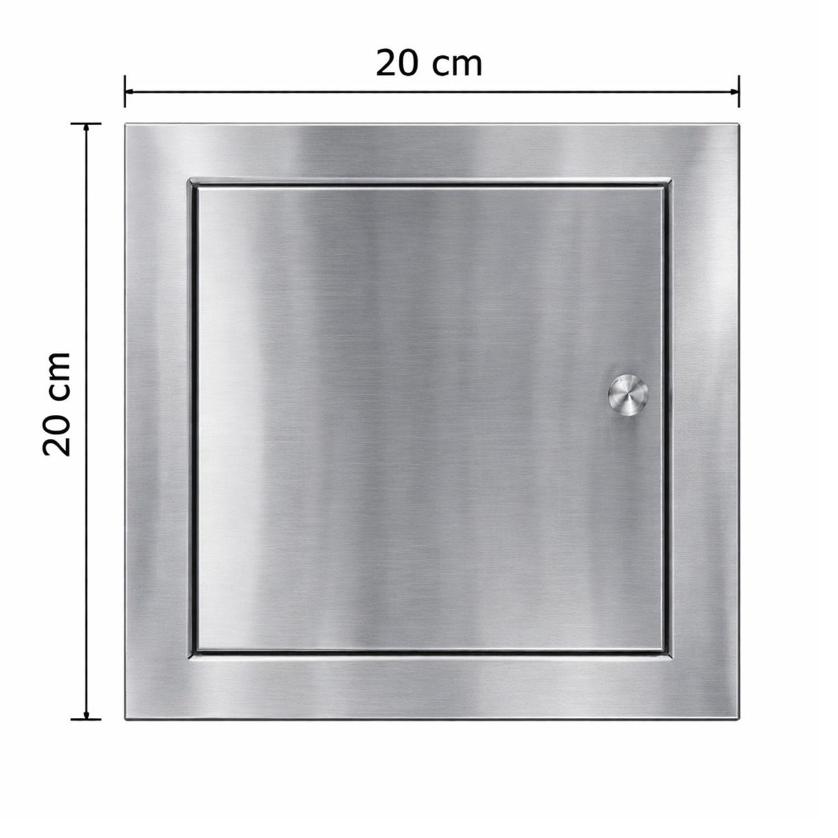 Tapa Registro 20x20 Acero Inoxidable