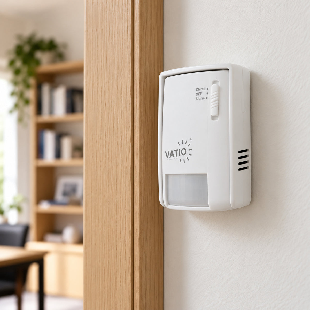 Sensor De Movimiento Con Timbre Y Alarma 9 V — ambientacion cercana