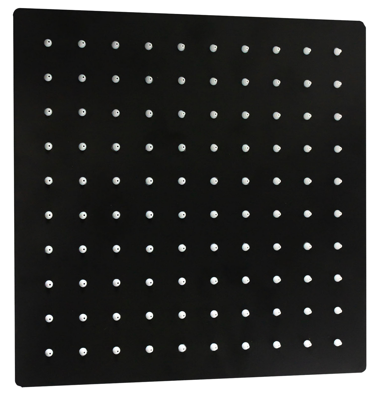 Regadera Cuadrada inoxidable de Lujo 15*15 Negro