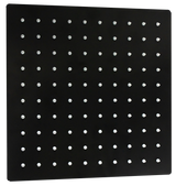 Regadera Cuadrada inoxidable de Lujo 15*15 Negro