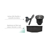 Lavaplatos de Esquina LJ-006 BLACK