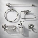 Juego de Accesorios de Baño Xcaret 6 Piezas Gris | Set Completo para Baño Moderno y Funcional