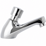 Llave Push En Zinc – Producto aislado sobre fondo blanco