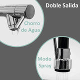 Dos modos de salida de agua del mezclador de cocina