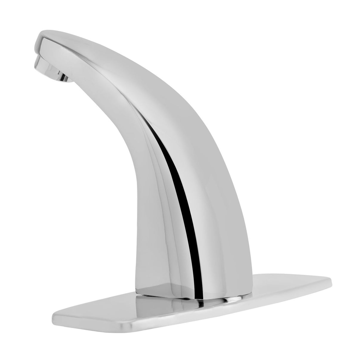 Llave automática cromada con sensor para lavamanos - imagen 4