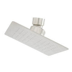 Regadera Cuadrada De 4 Pulgadas En Acero Inoxidable Satinado