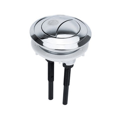 Botonera de Doble Descarga Cromada con Adaptador
