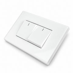 Interruptor Doble Conmutable Blanco 10 A