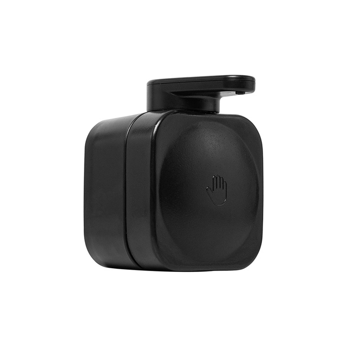 Dispensador De Jabón Líquido Con Ventosa Negro 440 Ml - vista individual sobre fondo blanco