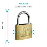 Medidas de Candado de hierro de 50 mm