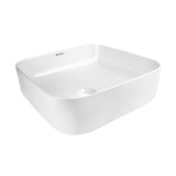Lavamanos De Sobreponer Rectangular Blanco 46,5 cm — fotografía oficial 1