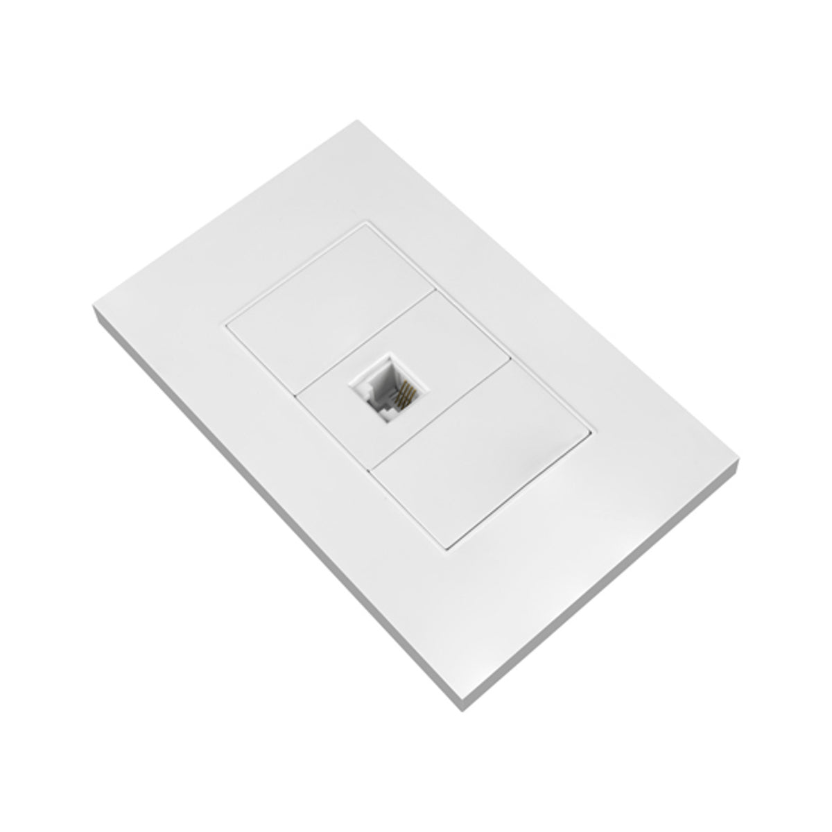 Salida Telefónica Blanca 12 × 7,5 cm — vista principal