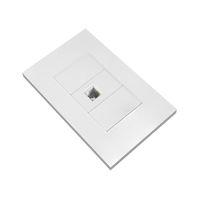 Salida Telefónica Blanca 12 × 7,5 cm — vista principal
