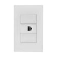 Salida de internet blanca para pared - vista del producto