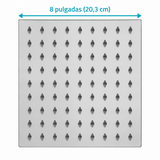 Regadera Cuadrada De Acero Inoxidable 8 Pulgadas — imagen 4