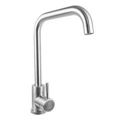 Mezclador Para Cocina Satinado De Cuello Recto