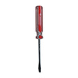 Producto Destornillador Plano de 5 mm con Mango Rojo sobre fondo blanco