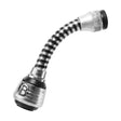 Extensor Flexible Para Grifo Cromado Y Negro — imagen 1