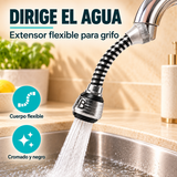 Extensor Flexible Para Grifo Cromado Y Negro — imagen 4