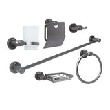 Juego de Accesorios para Baño Gris de 6 Piezas — foto oficial