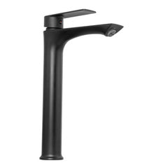Mezclador Alto Para Lavamanos Negro