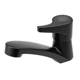 Llave Sencilla Baja para Lavamanos Negro Mate 13 cm — foto oficial