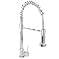Mezclador Monocontrol Espiral para Lavaplatos Cromado