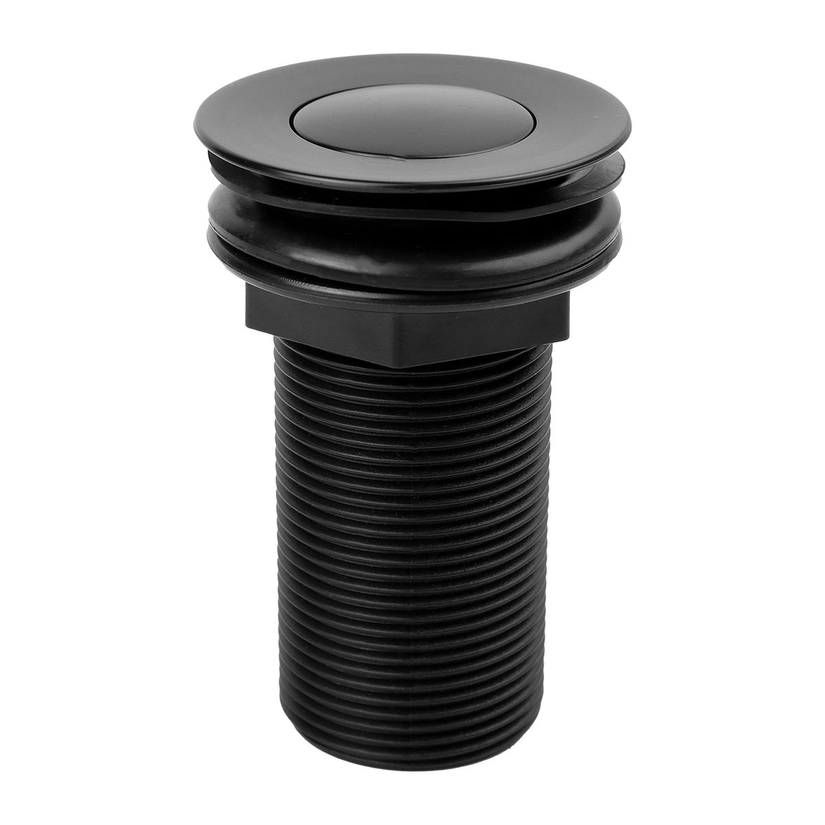 Desagüe Push Para Lavamanos Negro Mate — fotografía oficial 1