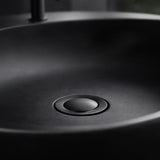 Desagüe Push Para Lavamanos Negro Mate — fotografía oficial 3