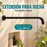 Brazo para ducha negro de 50 cm — 03-detalle