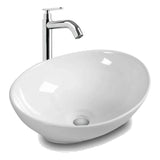 Kit Lavamanos Canoa, Griferia Agua Fría Brillante Y Desagüe