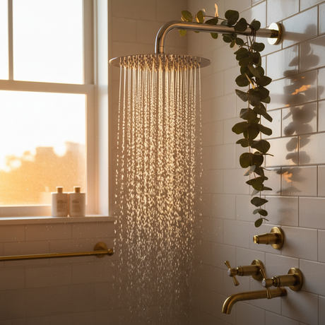 Ambiente cálido con luz dorada