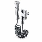 Ducha bidet cromada, vista de producto limpia
