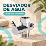 Desviador De Agua Cromado Para Ducha en imagen de detalle