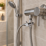 Desviador De Agua Cromado Para Ducha ambientado
