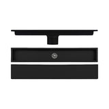 Rejilla Sifón Piso Invisible 60cm X 10cm Acero 304 Negra