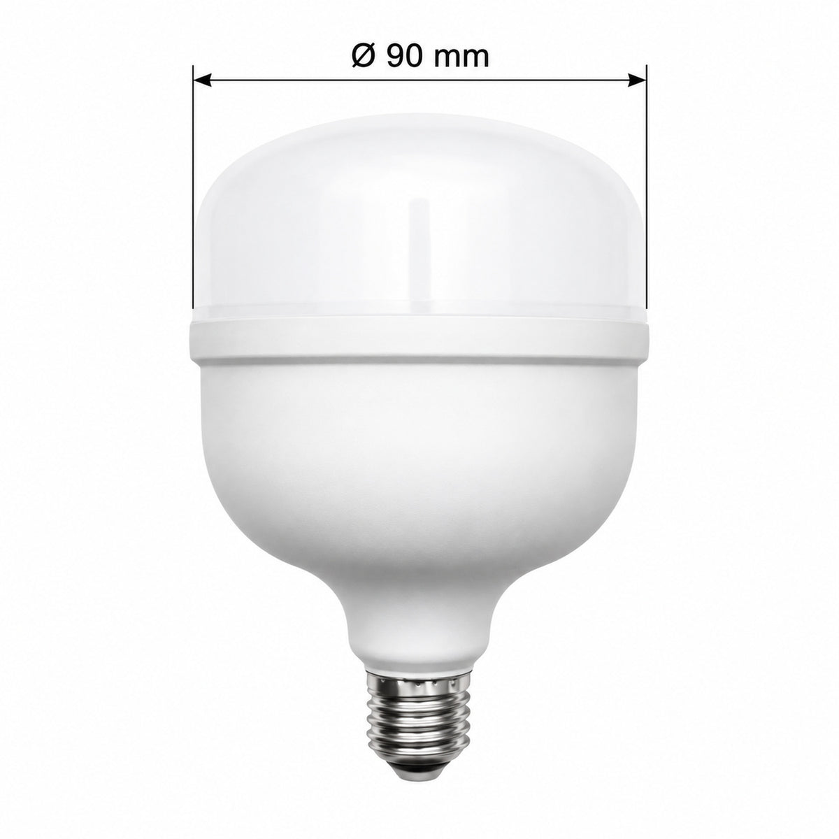 Bombillo LED 20 W E27 Luz Fría De 90 mm — dimensiones del producto