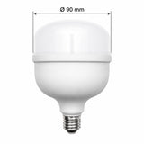 Bombillo LED 20 W E27 Luz Fría De 90 mm — dimensiones del producto