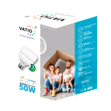 Bombillo LED 50 W E27 Luz Fría De 160 mm — empaque de la unidad