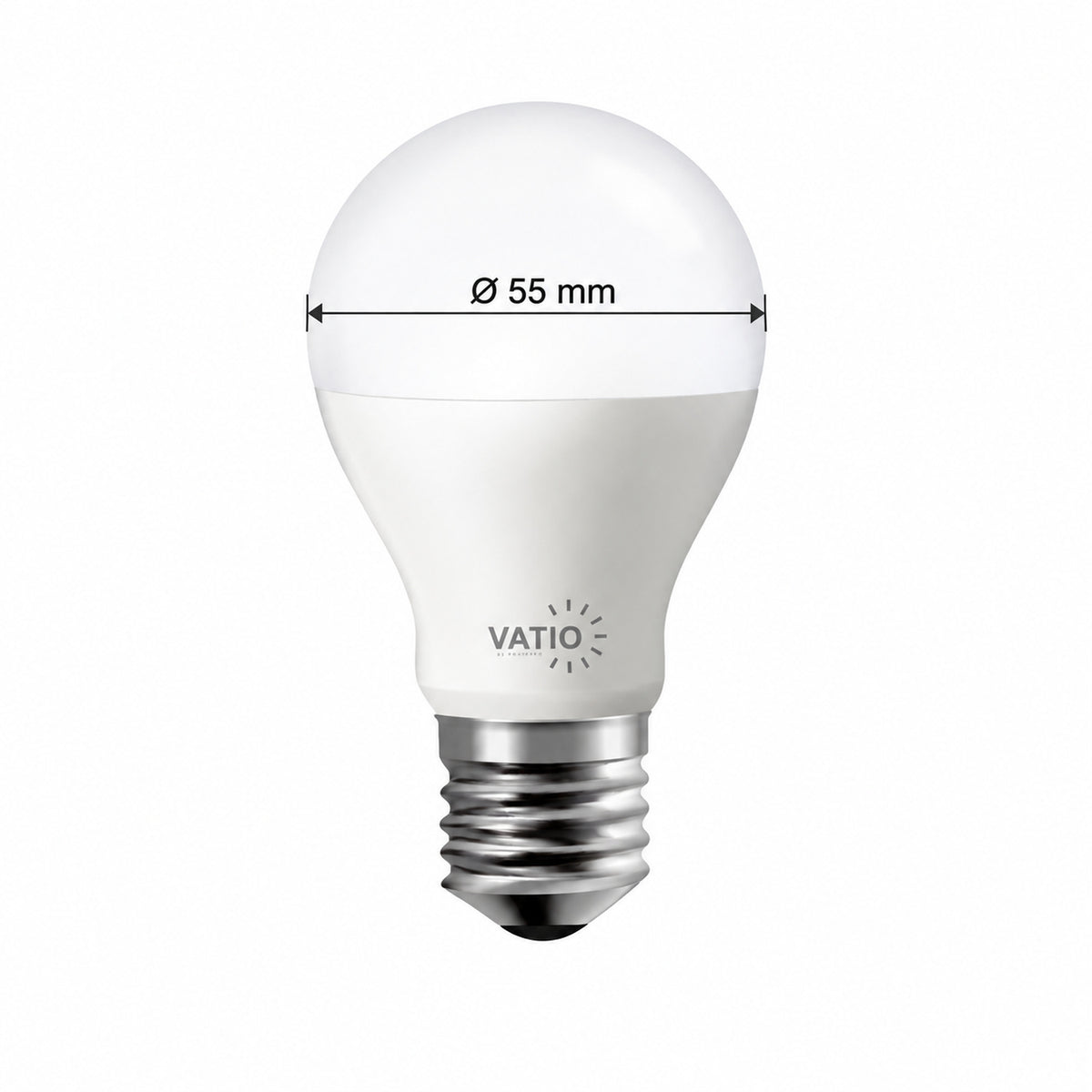 Bombillo LED De 7 W E27 Luz Fría — medidas verificadas