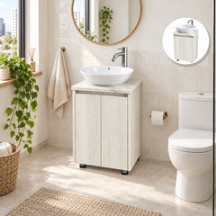 Combo Mueble De Baño RH Con Lavamanos En Mármol 38 X 35 Cm