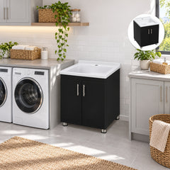 Mueble RH Para Lavadero Con Lavadero Blanco 50 X 35 Cm