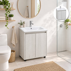 Combo Mueble De Baño RH Con Lavamanos Cerámico 41 X 41 Cm