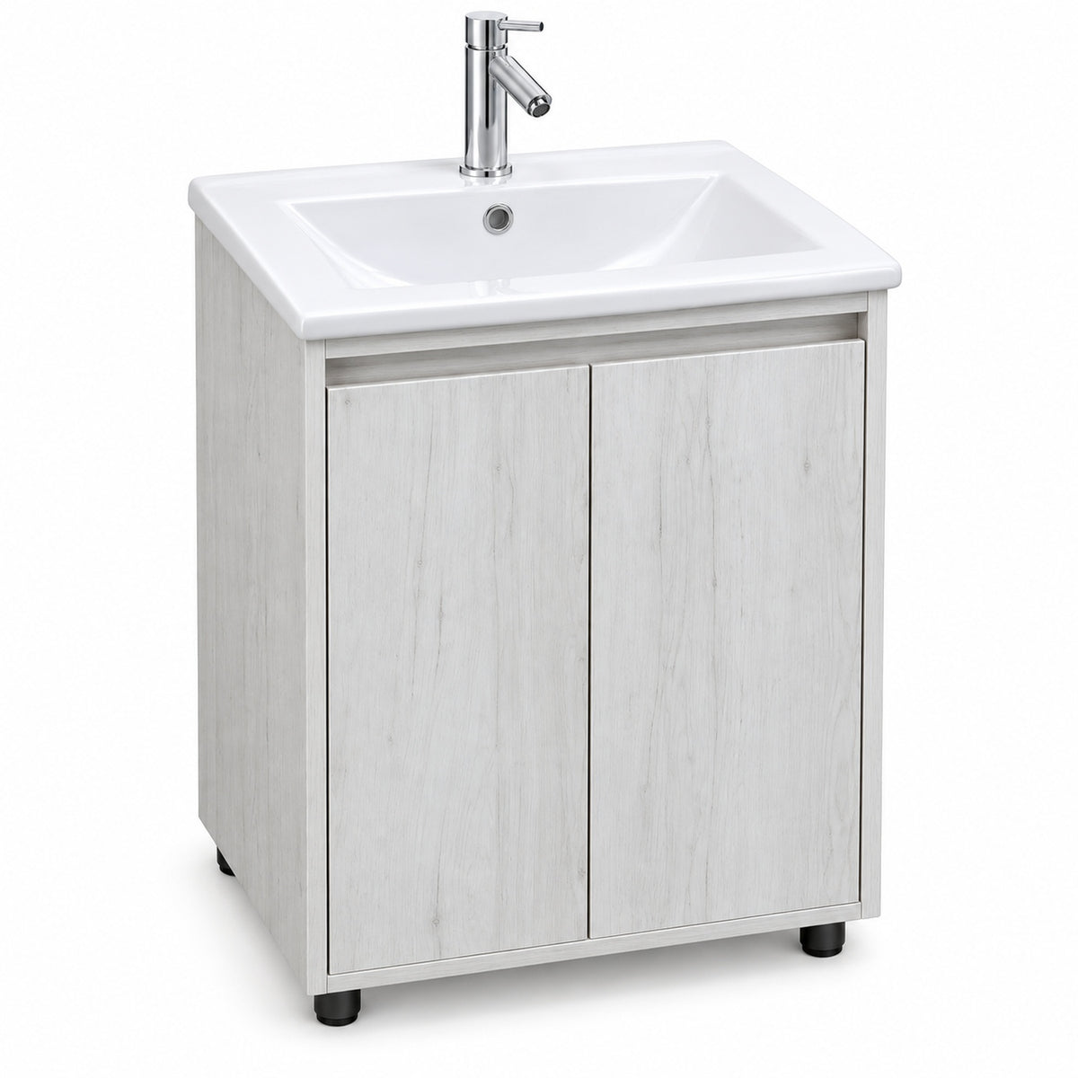 Combo Mueble De Baño RH Con Lavamanos Cerámico 41 X 41 Cm - Producto En Fondo Blanco
