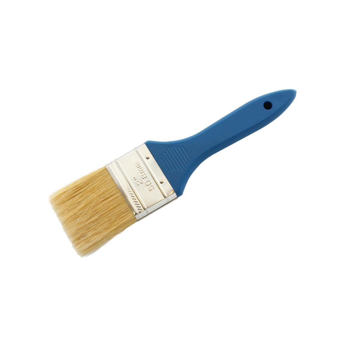 Brocha Profesional Azul De 2 Pulgadas — vista oficial sobre fondo blanco