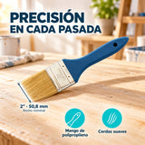 Brocha Profesional Azul De 2 Pulgadas — características y detalles